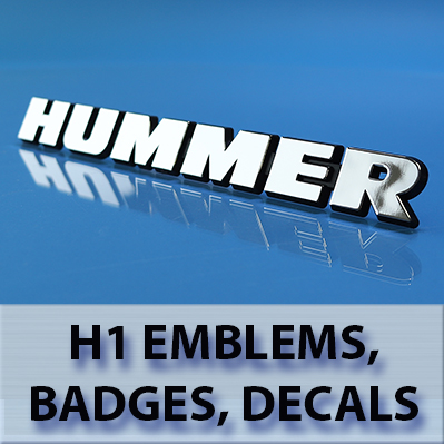 Hummer H1 AM General Emblems, Badges and Decals Hummer H1 AM General Emblems, Badges and Decals